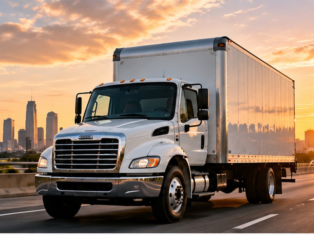 General freight box truck
